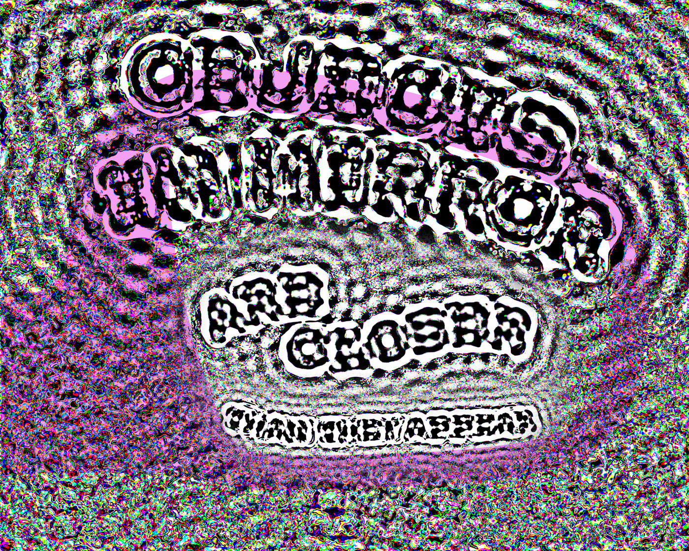 The warning “objects in mirror are closer than they appear” changes as distance and blur shift what becomes legible..